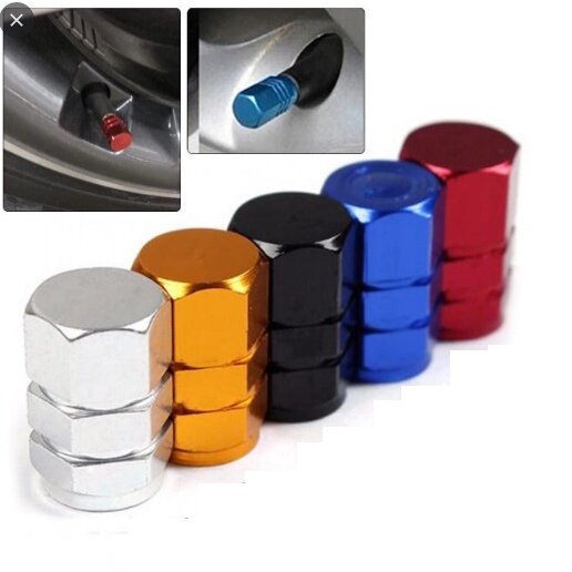 4Pcs Car Valve Cap Tire Valve Caps Car Truck Bike Aluminum Wheel Rims
