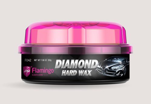 Flamingo Diamond Hard Wax 200g – Carnauba Car Polish for Deep Shine & Paint Protection