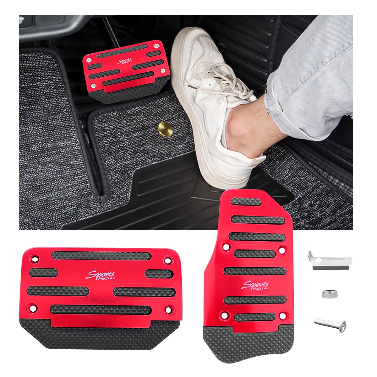 Brake Pedal cover for Driving Comfort and Safety Paddle / Pedals/ Padels